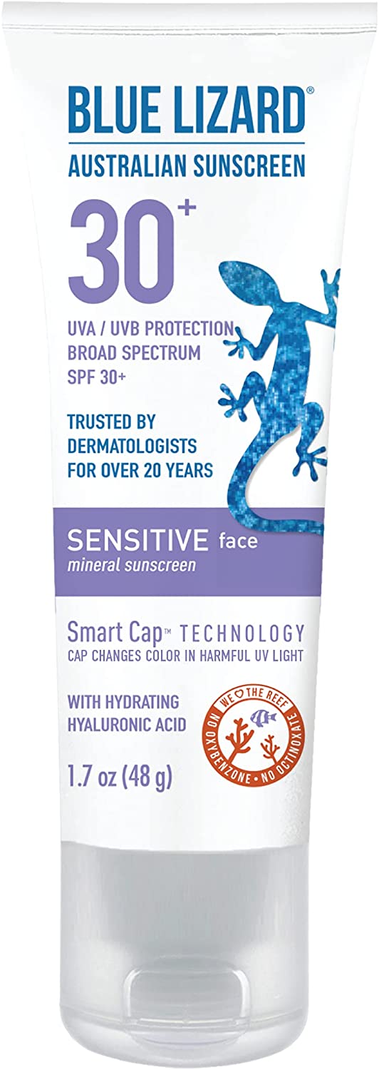Blue Lizard SPF 30+ Lightweight Mineral Facial Sunscreen
