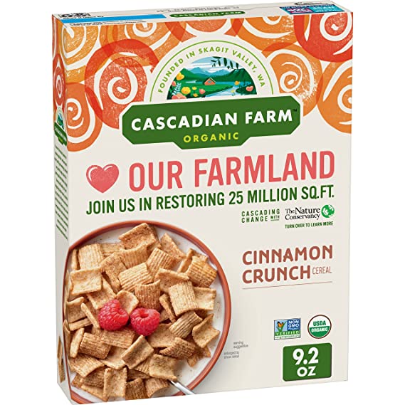 Cascadian Farm Fair Trade Certified Cinnamon Crunch Cereal