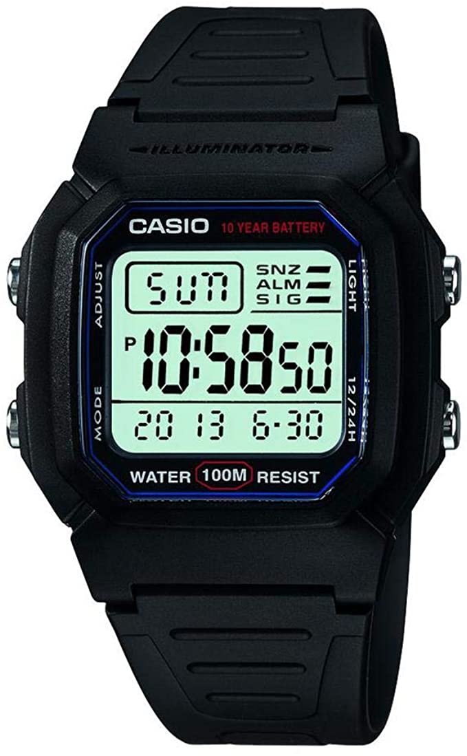 Casio W800H-1AV Classic Sport LED Backlight Men’s Watch