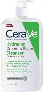 CeraVe Cream-To-Foam Face Wash & Liquid Makeup Remover