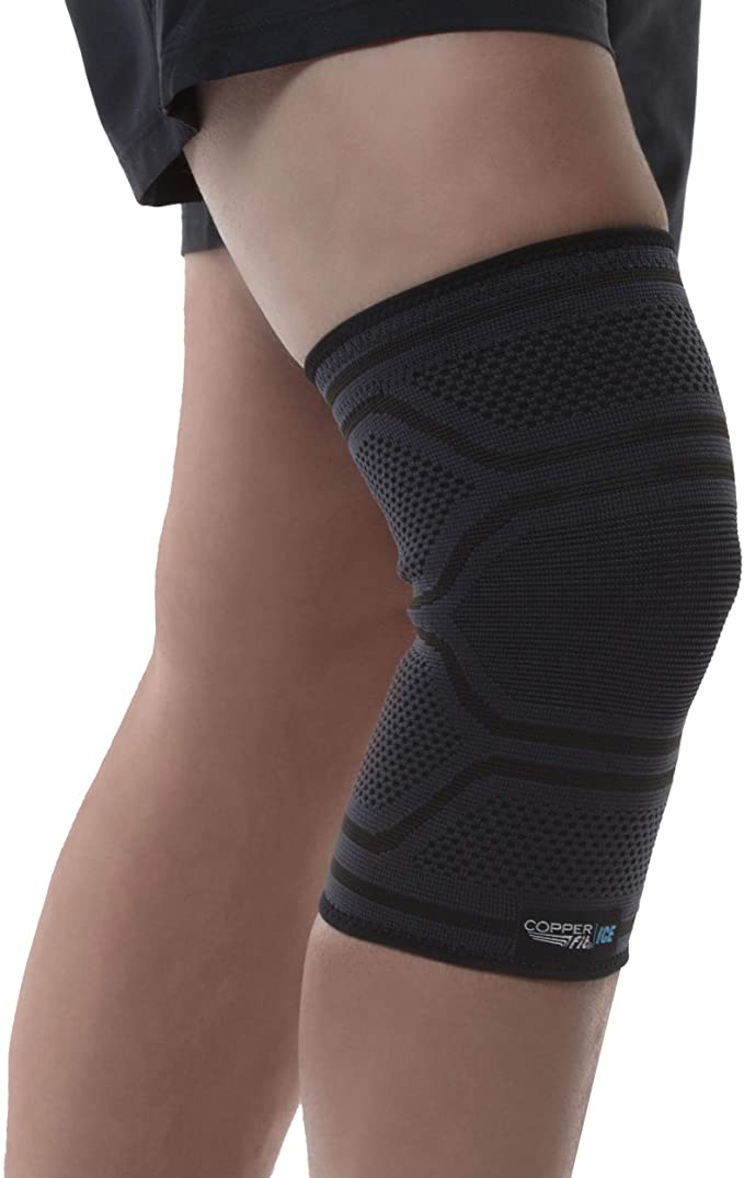 Copper Fit ICE Menthol & CoQ10-Infused Knee Compression Sleeve