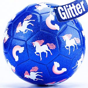 CubicFun Faux Leather Unicorn Outdoor Ball For Kids