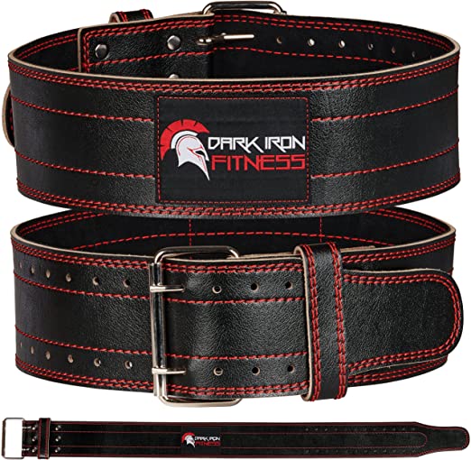 Shape Up Power weight lifting Leather Belt Back Support Gym Fitness Training 
