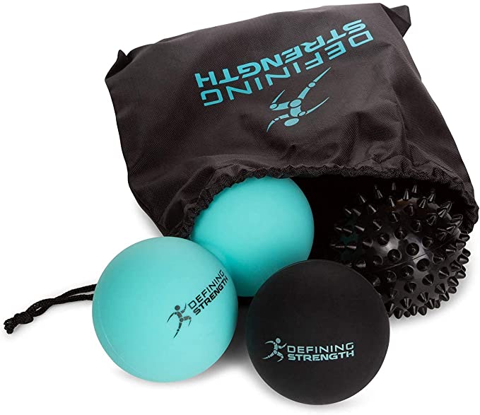 Defining Strength Top 3 Lacrosse Massage Ball Set, 3-Pack