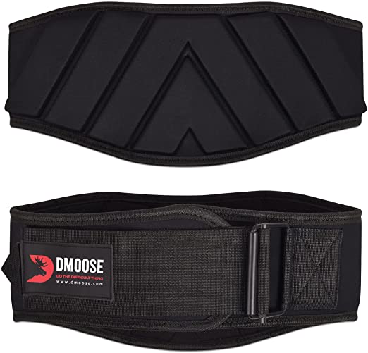 DMoose Fitness Padded Weight Lifting Belt
