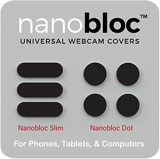 Eyebloc Nano Suction Webcam Privacy Covers, 7-Pack