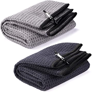 Fpxnb Waffle Pattern Golf Towel, 2-Pack