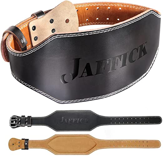 Jaffick Heavy-Duty Leather Lifting Belt