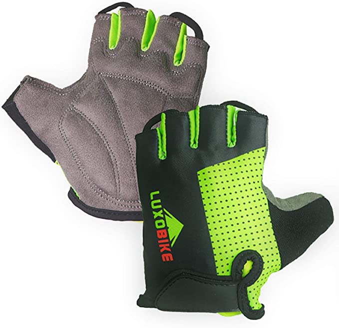 LuxoBike Padded Shock-Absorbing Cycling Gloves
