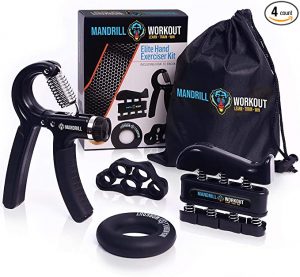 mandrill Grip Strengthener Kit, 4-Pieces