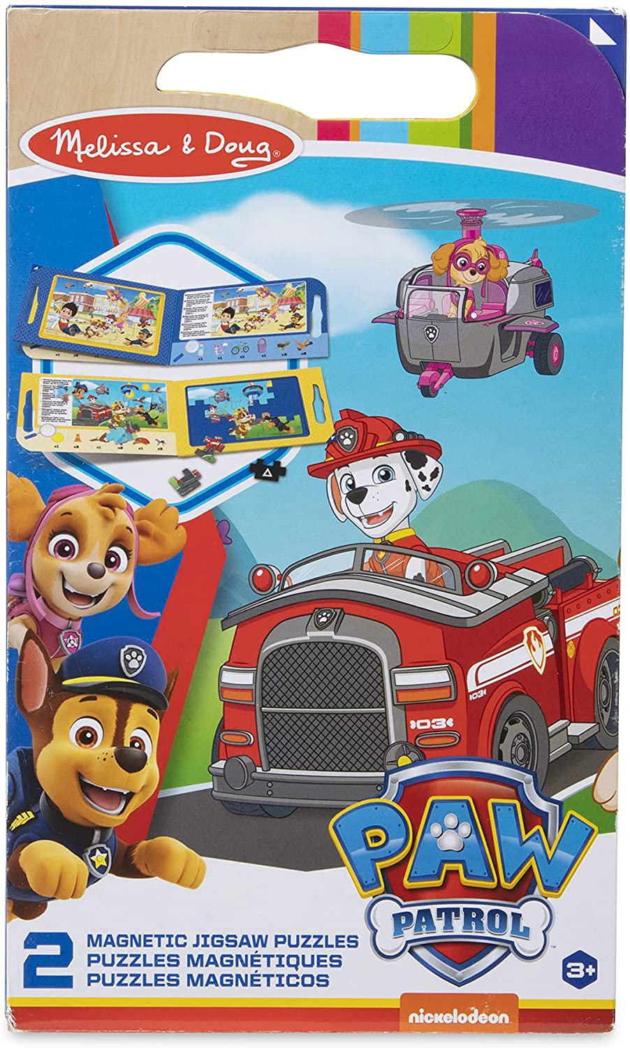 Melissa & Doug Magnetic Jigsaw Puzzles Paw Patrol Toys, 2-Pack