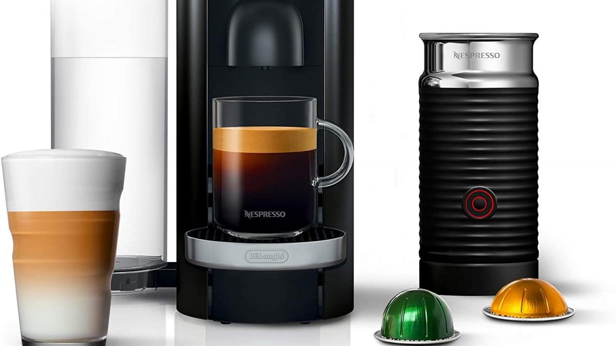 Nespresso coffee and espresso maker on Amazon