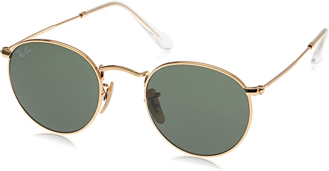 Ray-Ban Crystal Glass Lens Round Sunglasses