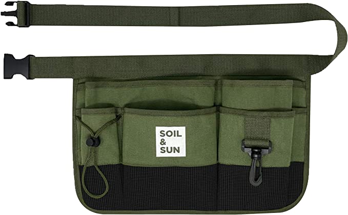 Soil & Sun Lightweight Gardening Tool Belt, 7-Pocket