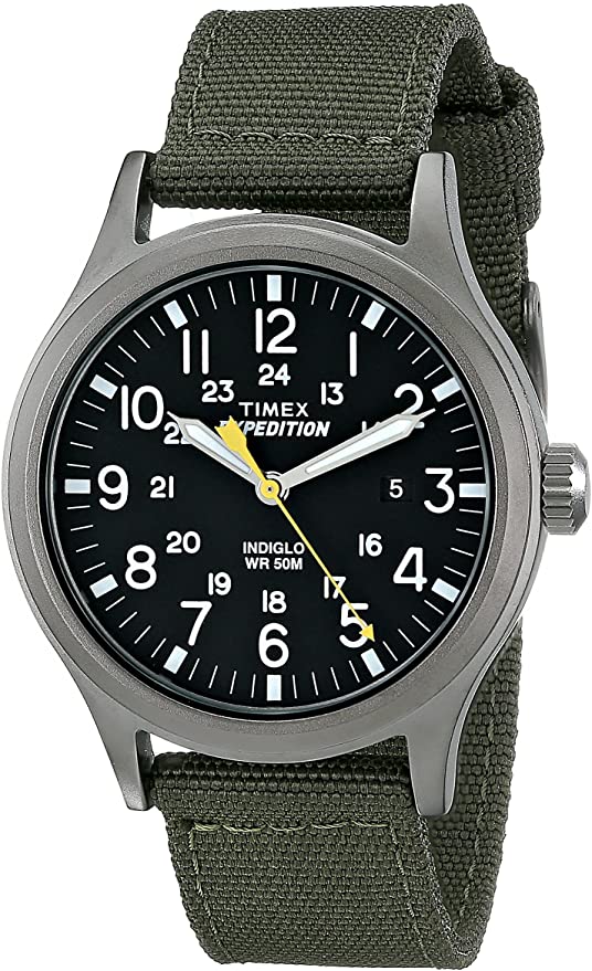 Timex Expedition Scout Water-Resistant Brass Case Men’s Watch