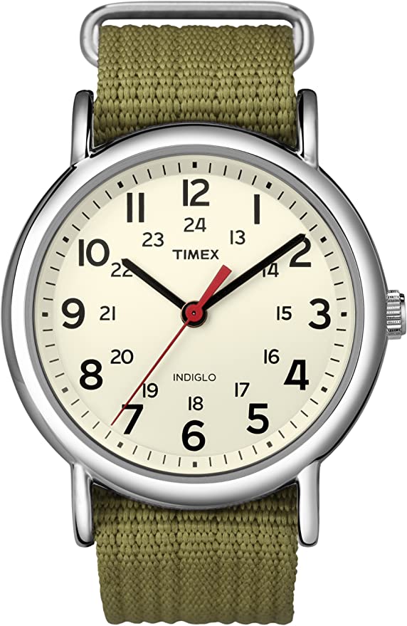 Timex Weekender Indiglo Light-Up Dial Unisex Watch