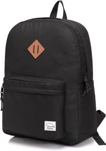 VASCHY Water-Resistant Lightweight Backpack For School
