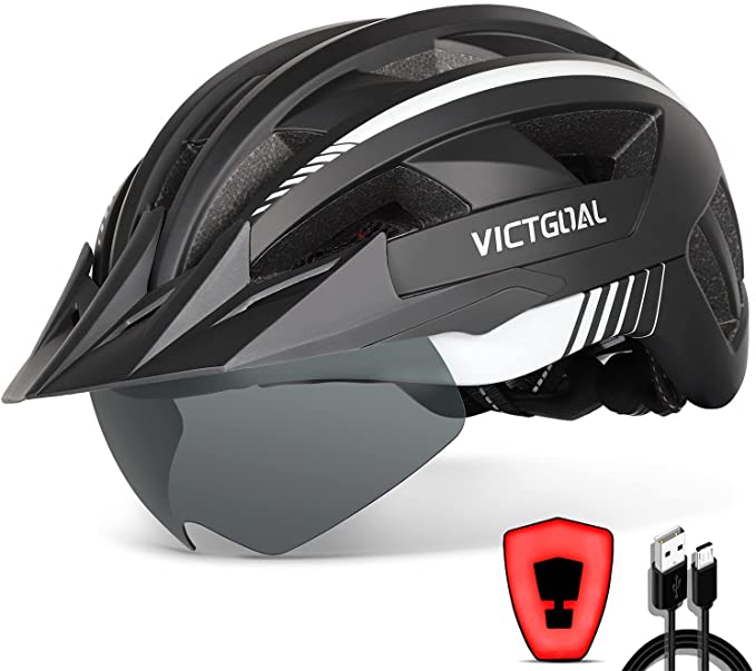 VICTGOAL VG112 Rechargeable LED Back Light Bike Helmet For Women