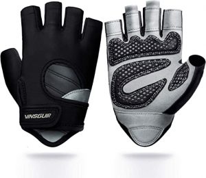 Vinsguir Lightweight Fingerless Lifting Gloves