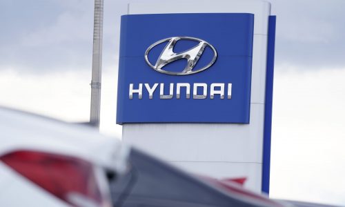 Hyundai sign
