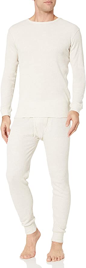 Amazon Essentials Waffle-Knit Thermal Underwear Set For Men