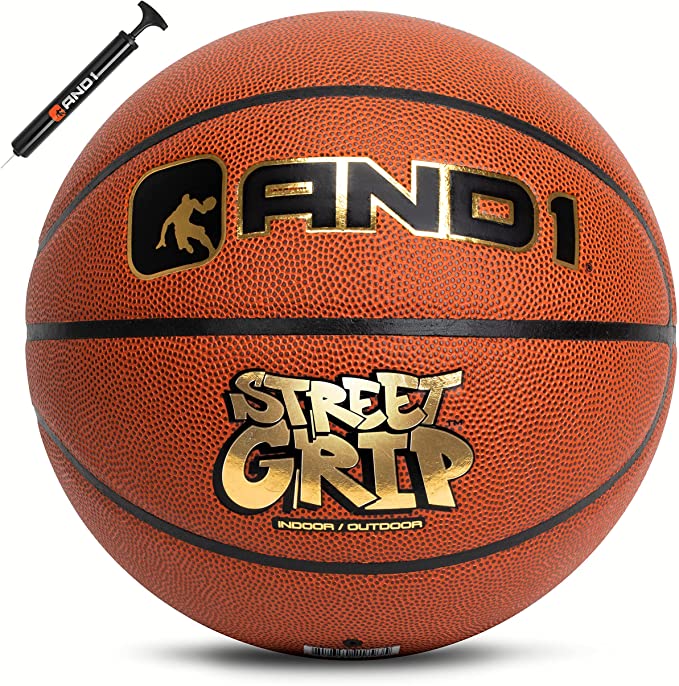 AND1 Street Grip Outdoor Basketball, 29.5-Inch