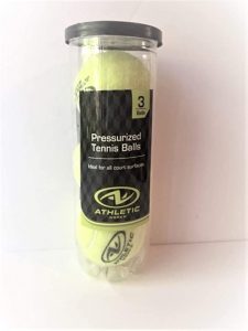 Athletic Works Pressurized Tennis Balls, 3-Pack