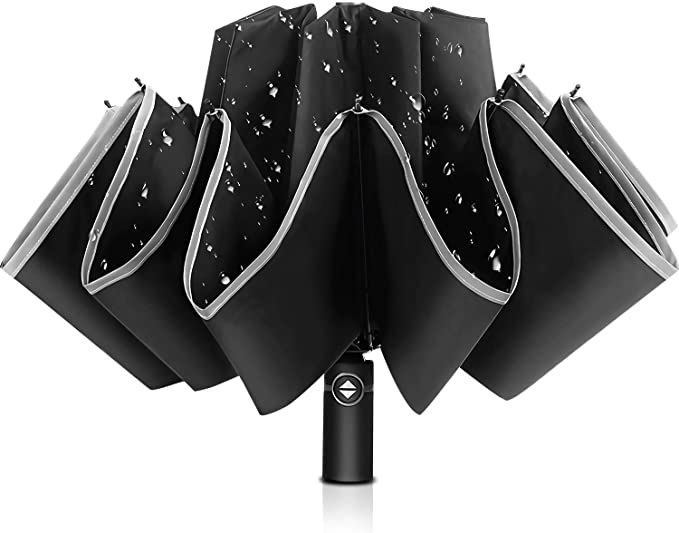 Bodyguard Reflective Inverted Windproof Golf Umbrella
