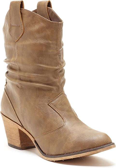 Charles Albert Vegan Leather Women’s Cowboy Boots