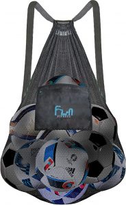 FunFitness Backpack-Style Mesh Soccer Ball Bag