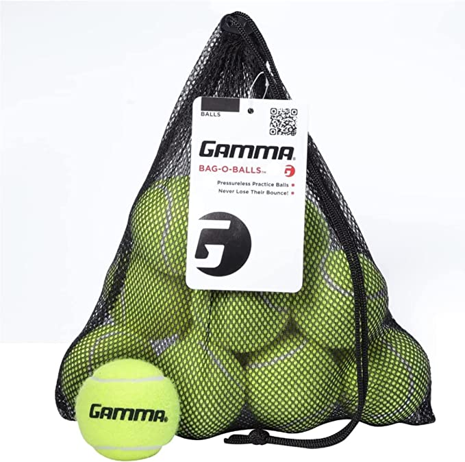 Gamma Pressureless Tennis Balls, 12-Pack