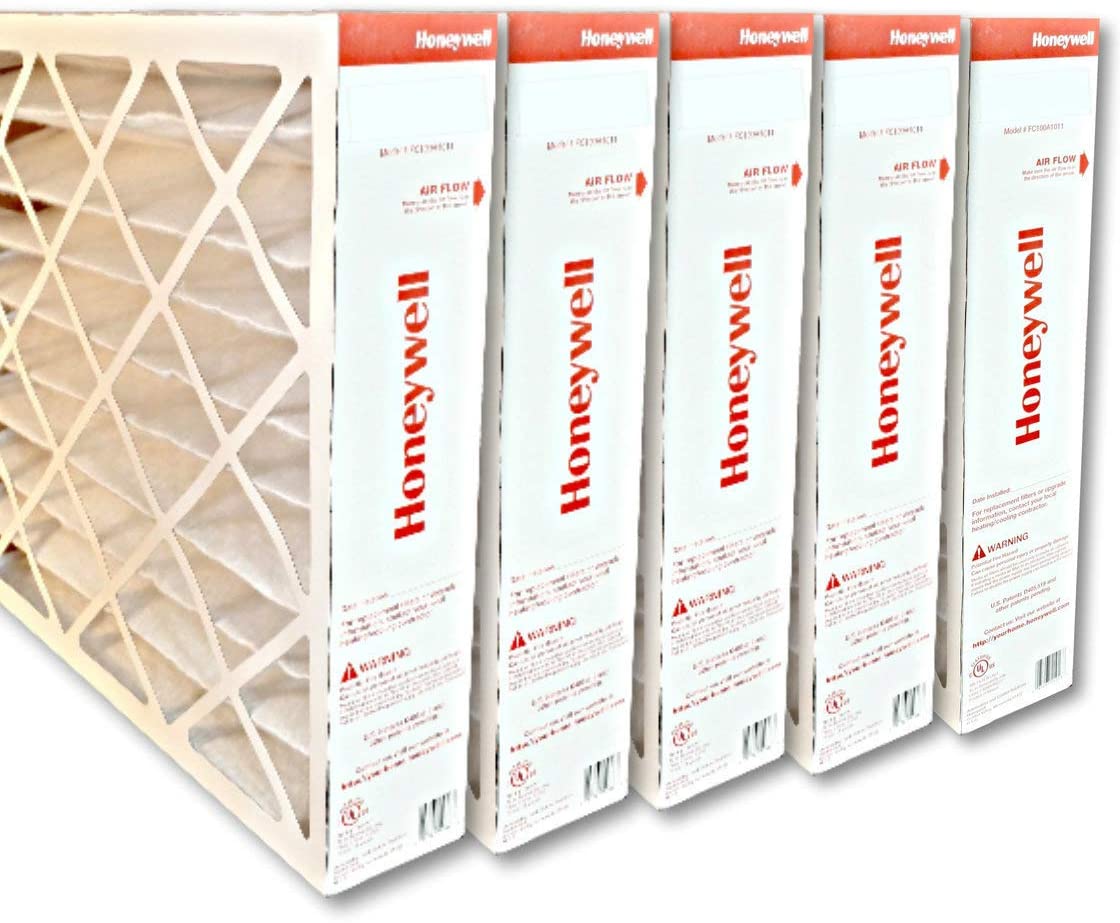 Honeywell Cardboard 20x25x4-Inch Furnace Filters, 5-Pack