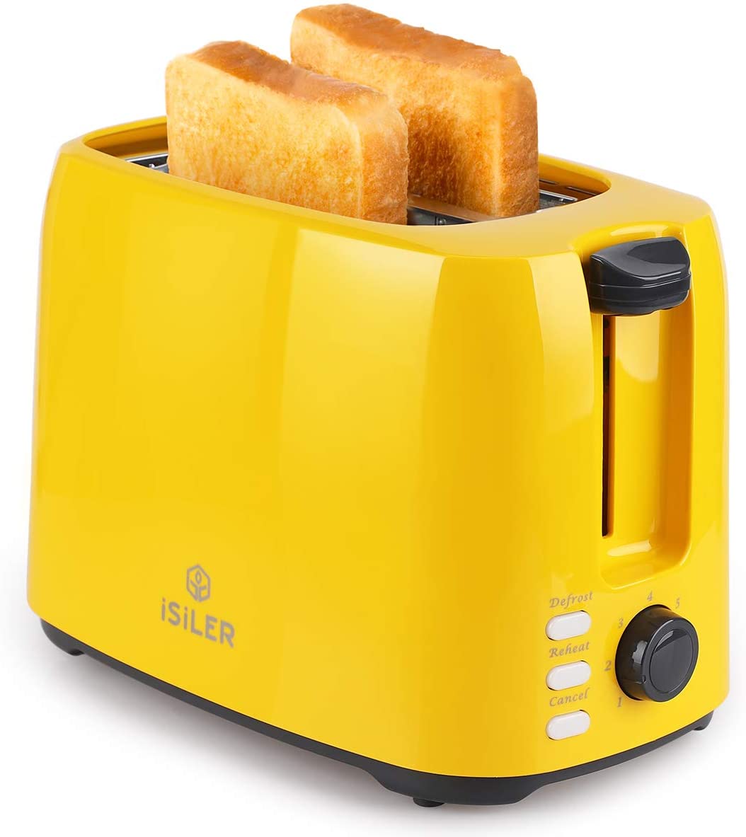 iSiLER Stainless Steel Energy Saving Toaster, 2-Slice
