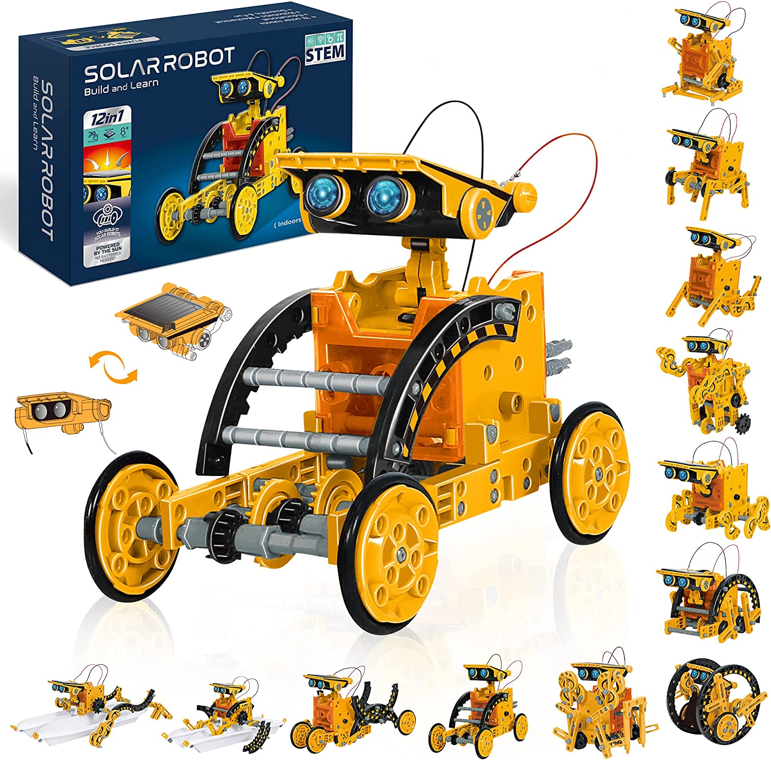 Minto toy Build & Learn Sun-Powered Robot Kit