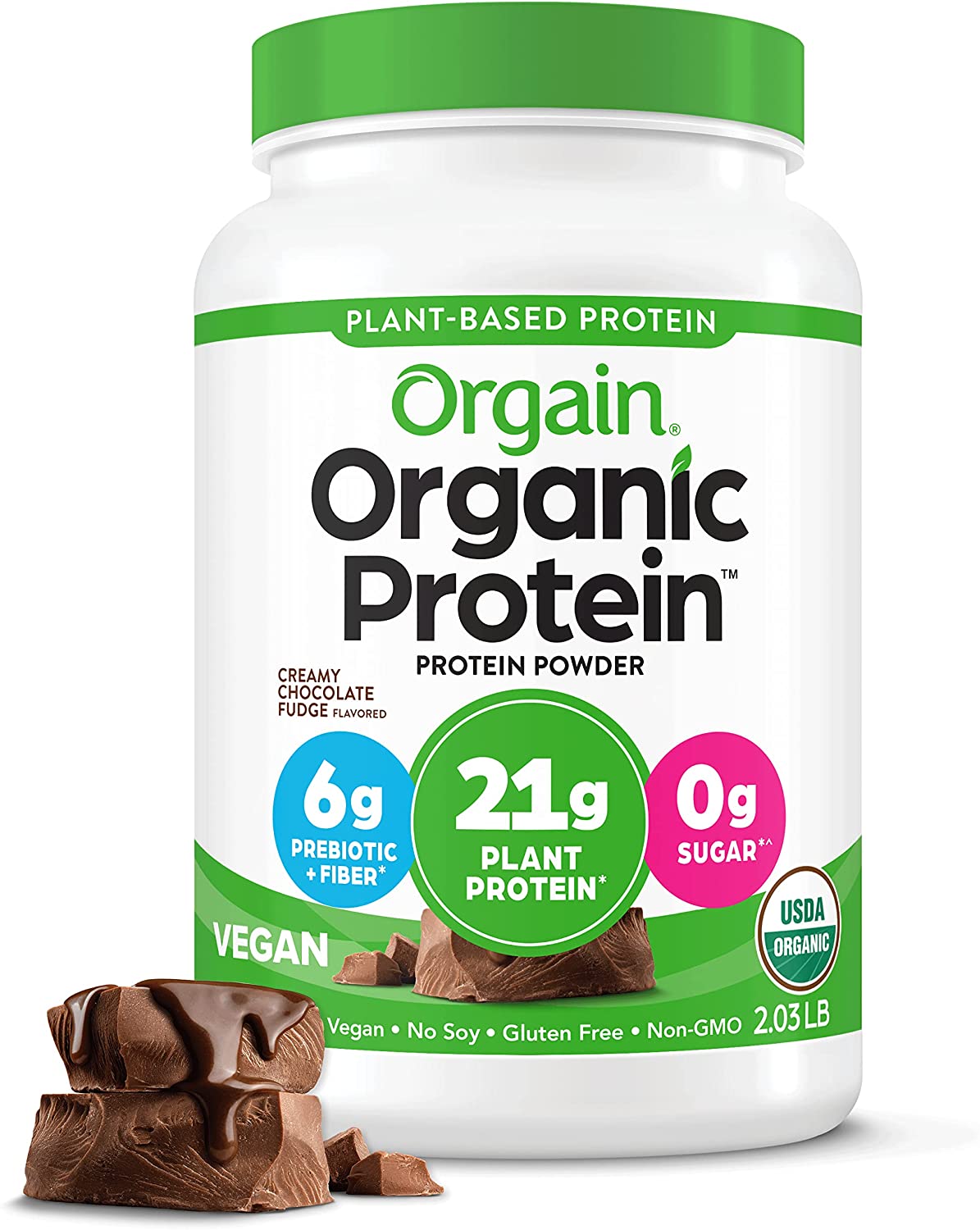 Orgain Prebiotic Dairy-Free Protein Powder