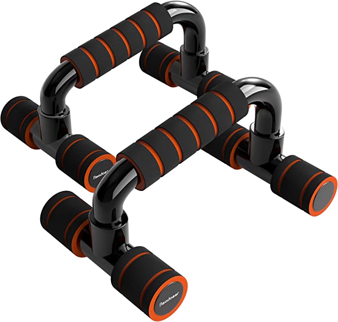 Perfect Strength Training Home Gym Push up Handles for Floor Extra Thick Non-Slip Foam Grip AIR-ONE SPORTS Push Up Bars for Men and Women Unique Sturdy Structure 