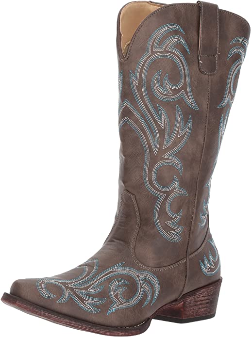 ROPER Riley Snip Toe Embroidered Women’s Cowboy Boots