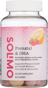 Solimo Iron-Free Fruity Prenatal Vitamin, 90-Count