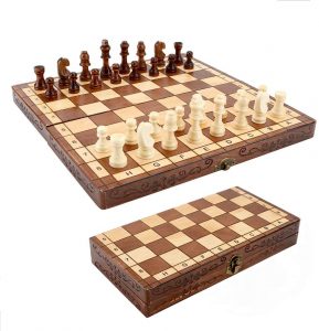 Syrace Strategy Retro Chess Board