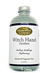 The Homestead Company Hypoallergenic Organic Unscented Alcohol-Free Witch Hazel