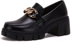TINSTREE Round Toe Padded Footbed Chunky Loafers