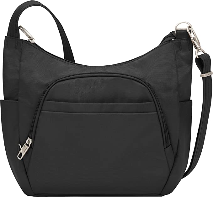Travelon Anti-Slash & RFID Crossbody Bucket Bag