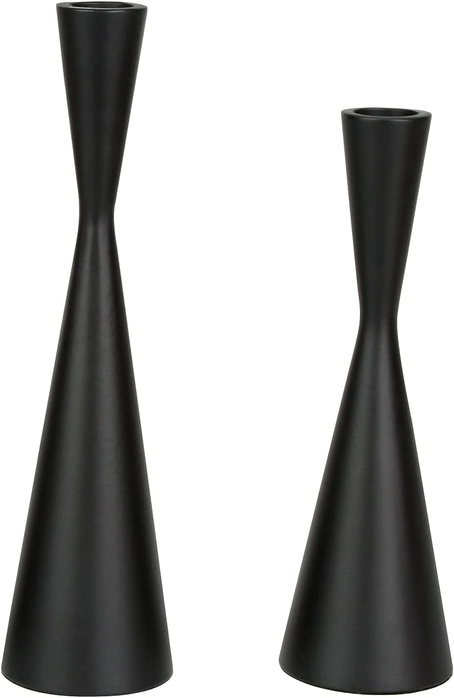 Vixdonos Iron Tall Tapered Candlestick Holders, 2-Pack
