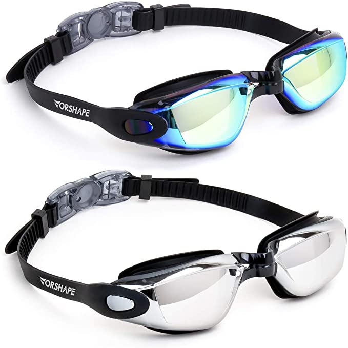 Vorshape No-Leaking Swimming Goggles, 2-Pack