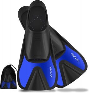 WACOOL Rubber Adjustable Short Fins For Swim Training