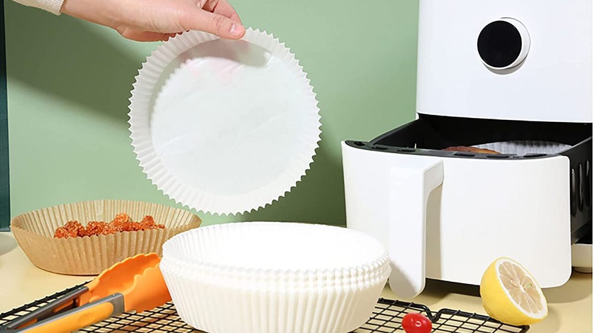 white air fryer liners