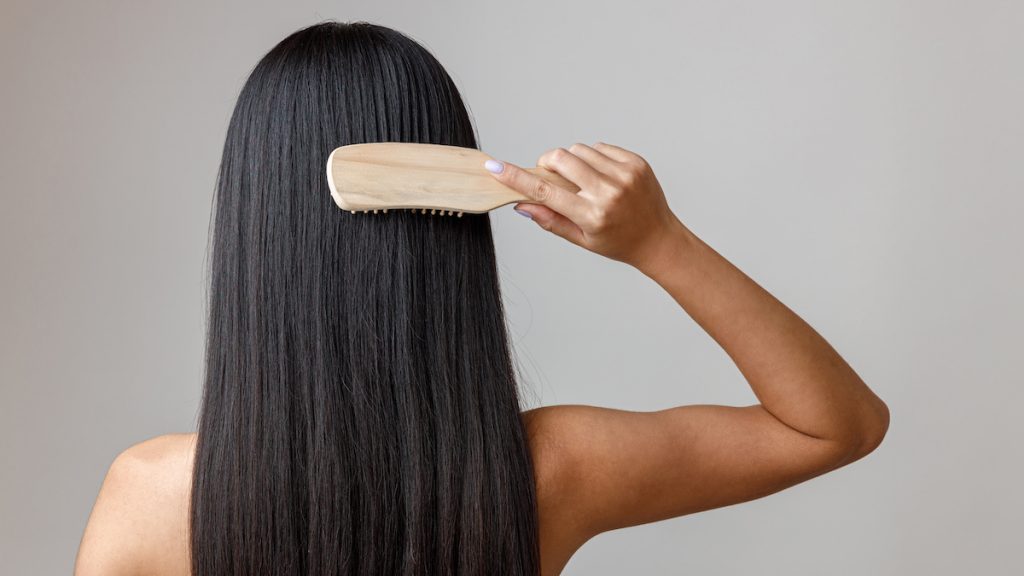 This is the right way to clean a hair brush