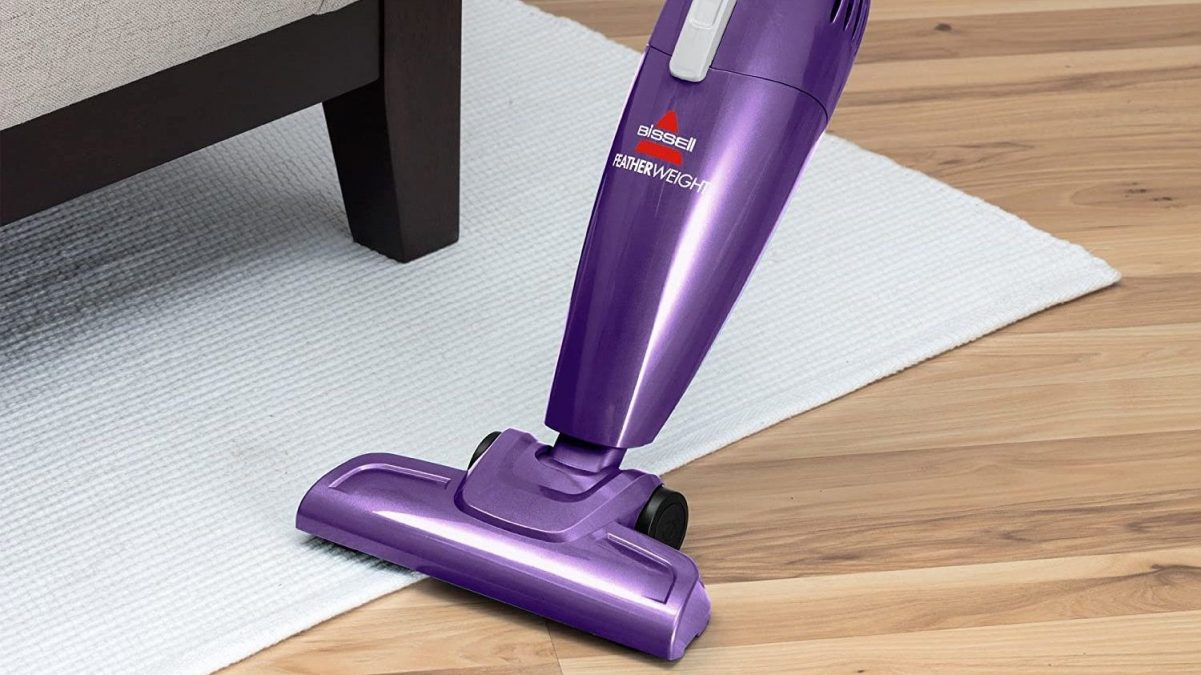 The Bissell Featherweight Stick Vacuum is shown.