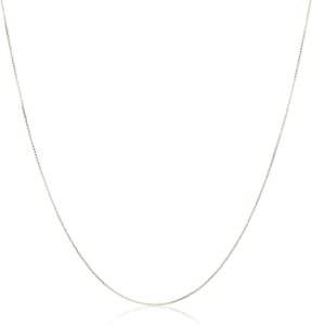 Amazon Collection Sterling Silver Hypoallergenic Chain Necklace