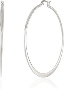 Amazon Essentials Flattened Design Hoop Earrings